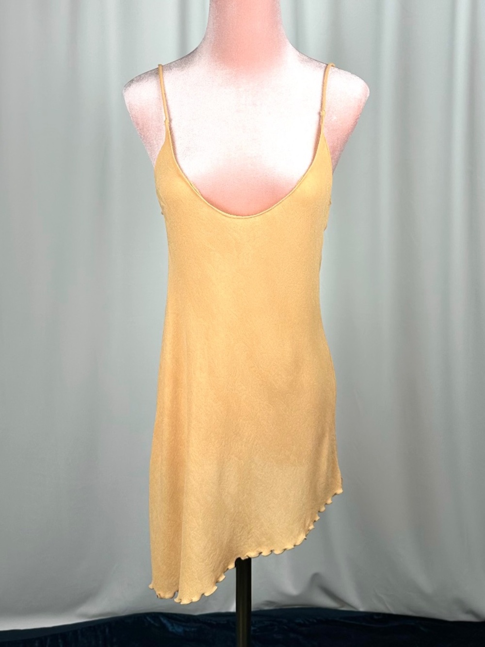 Nicole Miller Yellow Slip Tank Top
